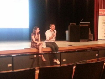 Natalie Nicholles and Nic Frances closing the SOCANZ conference